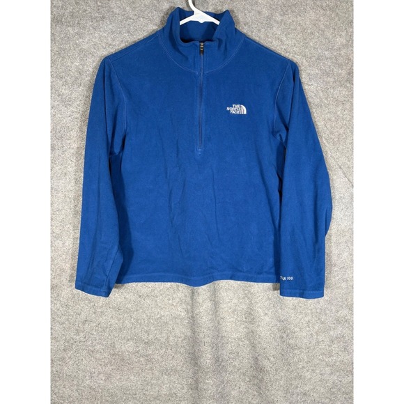 The North Face Other - The North Face Boys TKA 100 Fleece Quarter Zip Pullover Blue AWB5 Size‎ M Medium